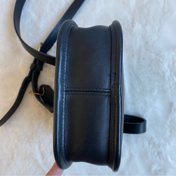 Coach Vintage 9978 Black Leather Crossbody Scooter Sidepack Bag - Picture 7 of 11